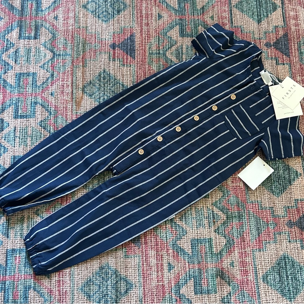 Organic Cotton Striped One Piece
